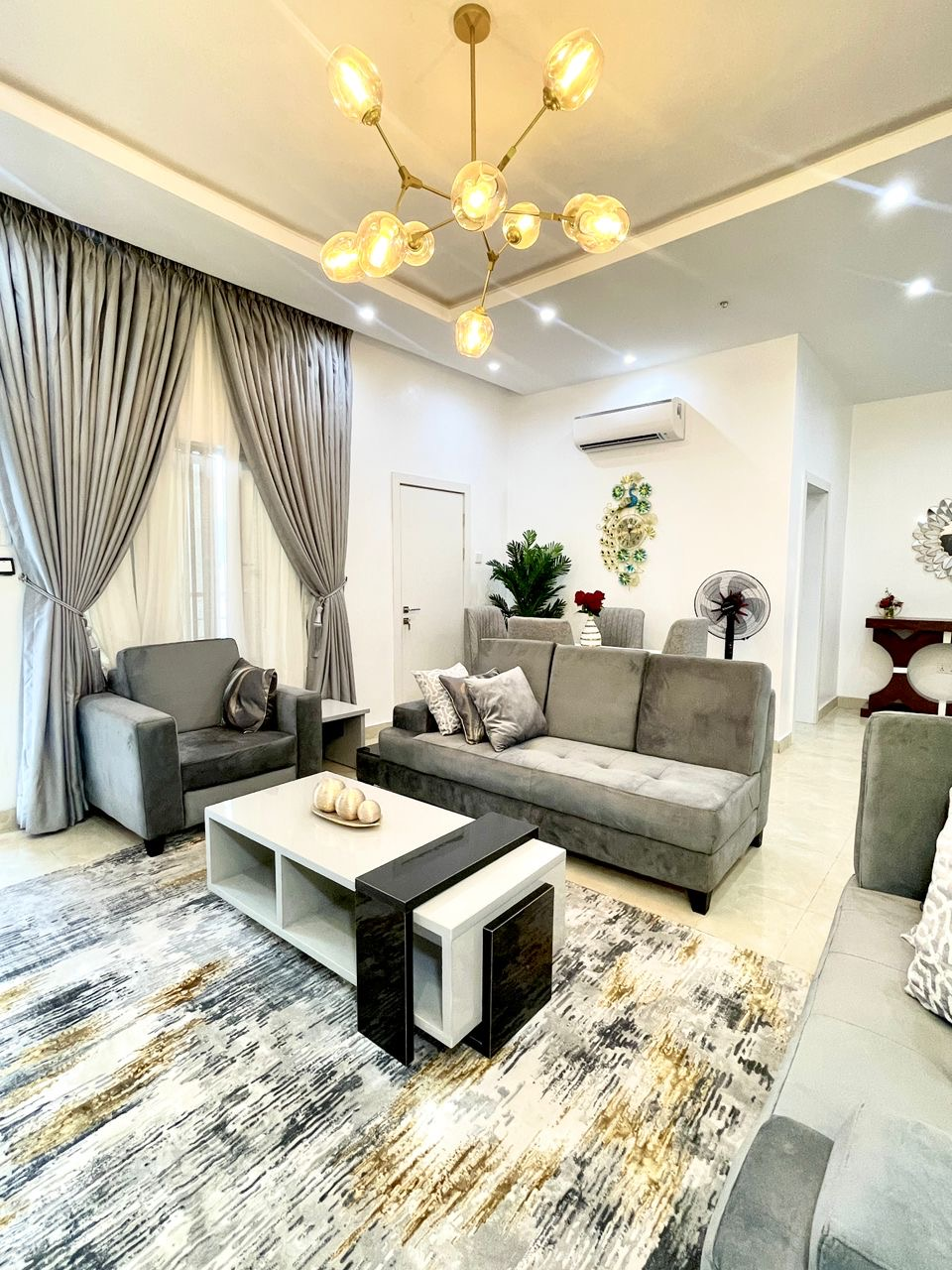 Modern 2-bedroom service apartment in Surulere 